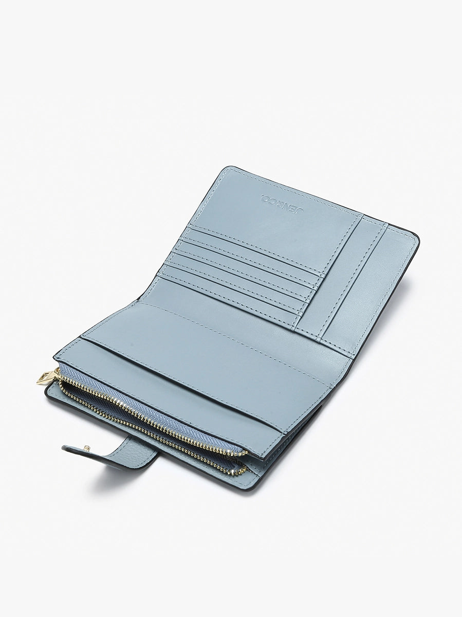 Jane Snap Bi-fold Wallet – Black Chameleon