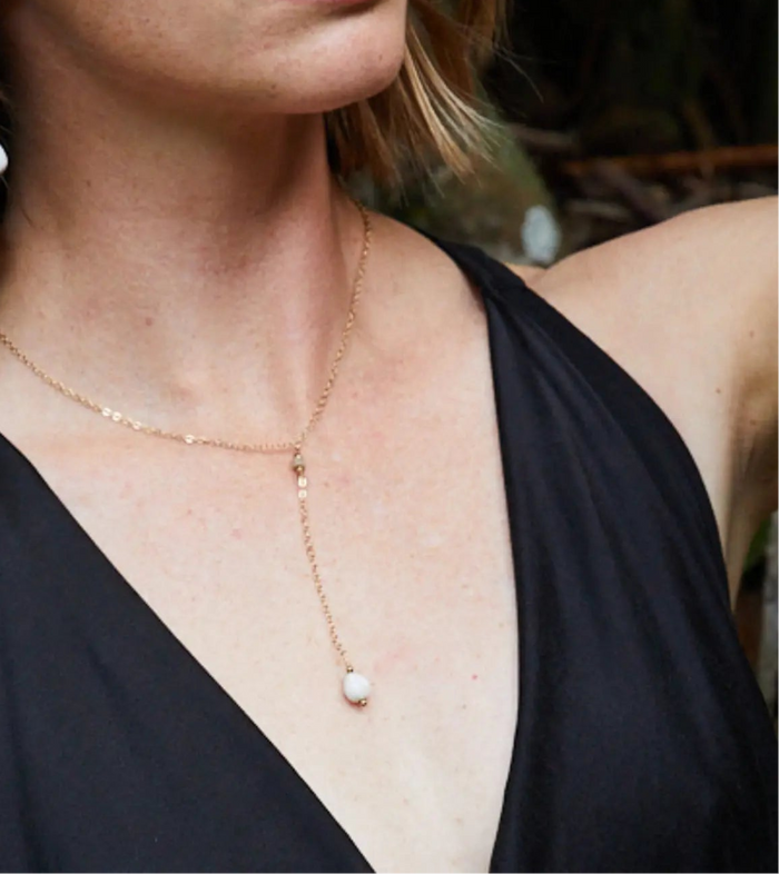 Marie-Rose Lariat Necklace