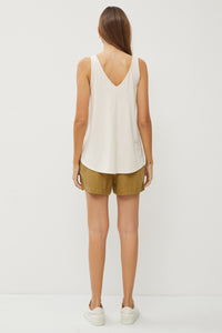 Adelaide Flowy V-neck Tank