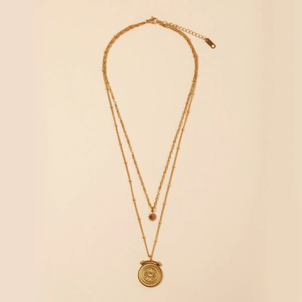 Gretta Layered Pendant Necklace
