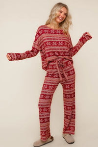Supersoft Fair Isle Pajama Set