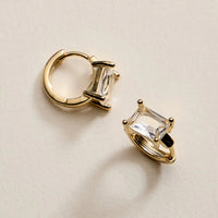 One Sparkle Huggie Hoops