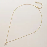 Shining Cross Pendant Necklace