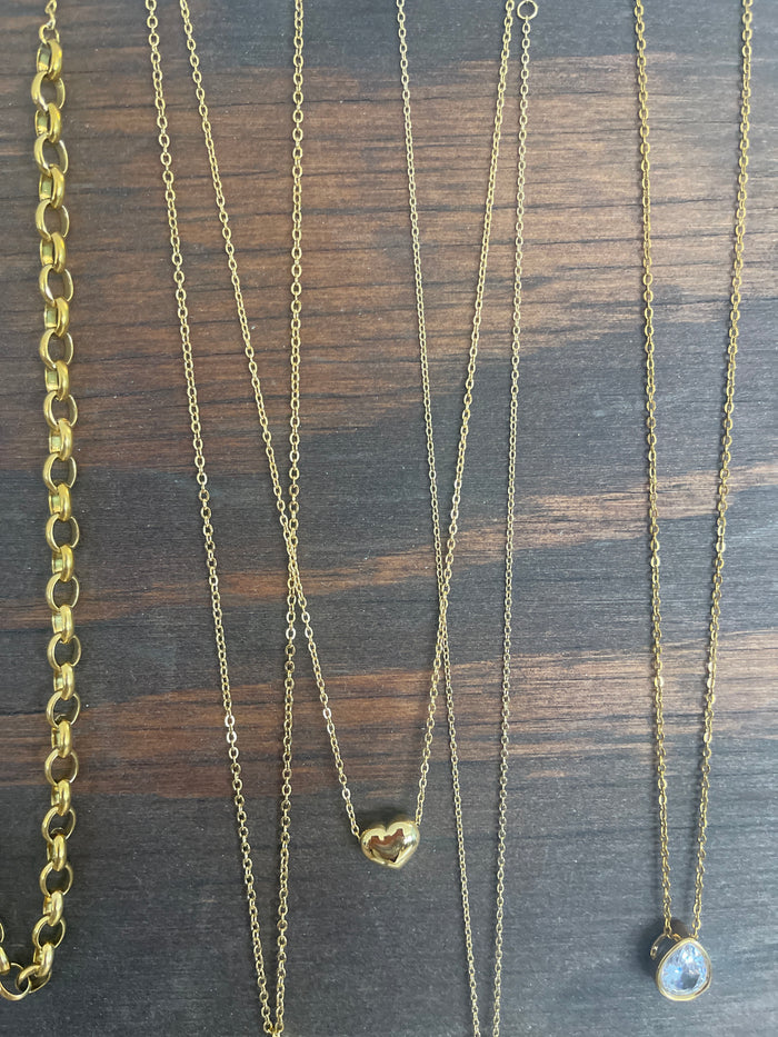 My Heart -Gold Pendant Necklace