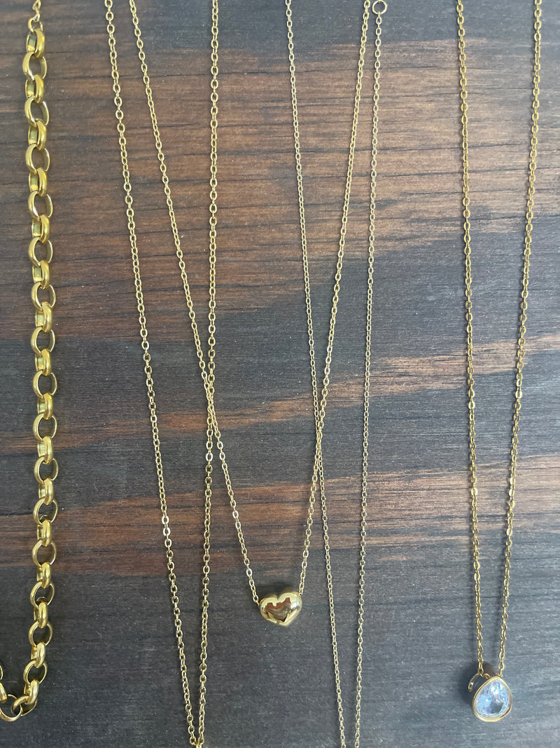 My Heart -Gold Pendant Necklace