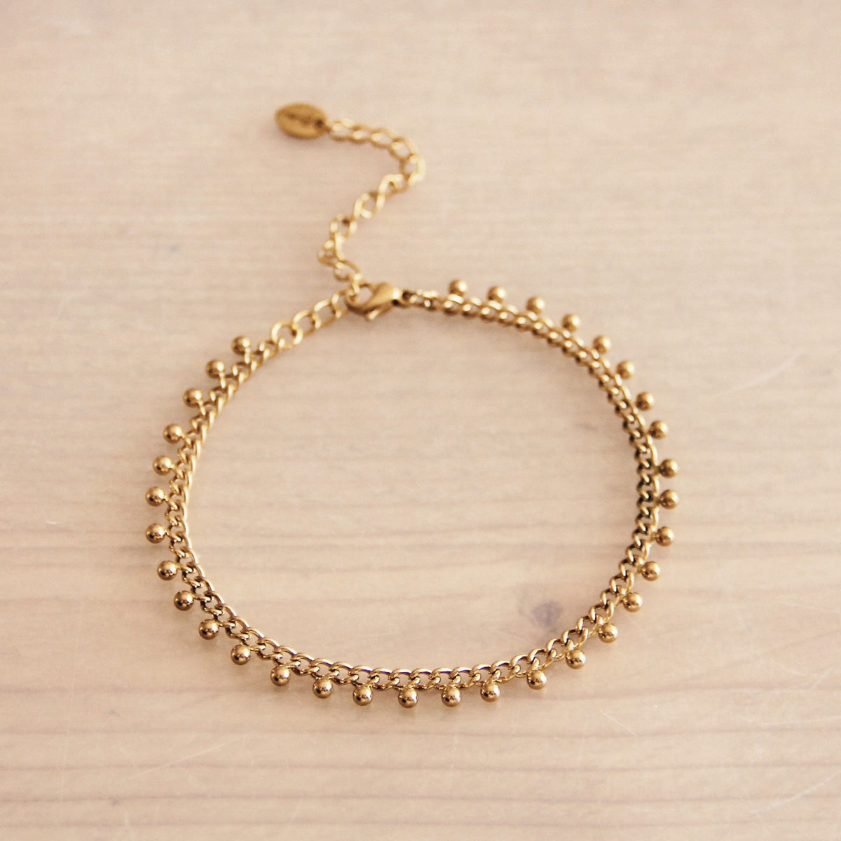 Connections Bead Bracelet - Gold