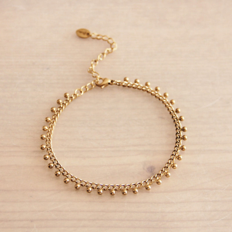 Connections Bead Bracelet - Gold