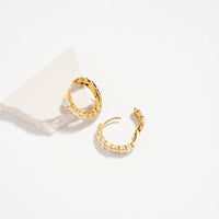 All Sparkle Huggie Hoops