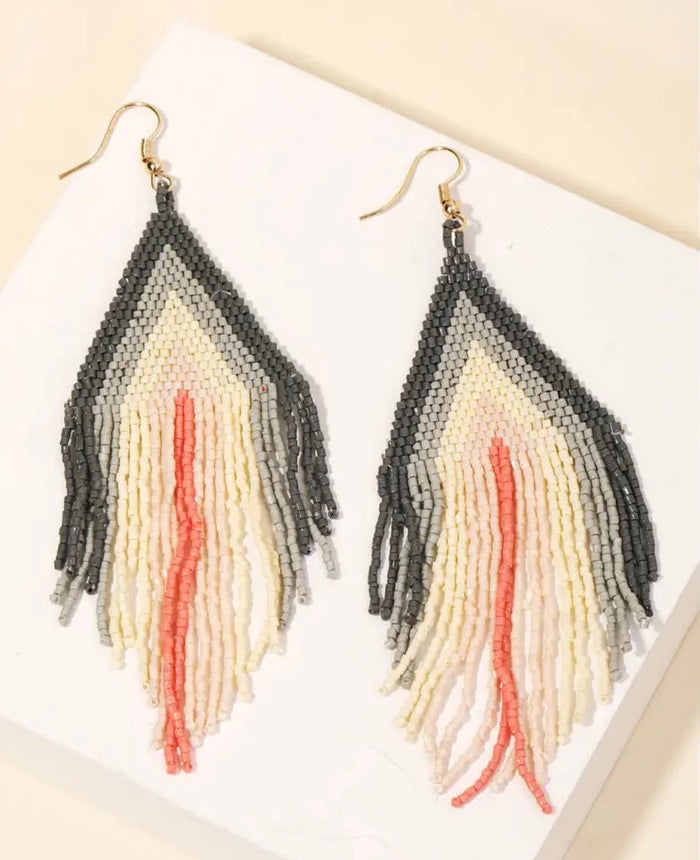 Portland Beaded Statement Earring