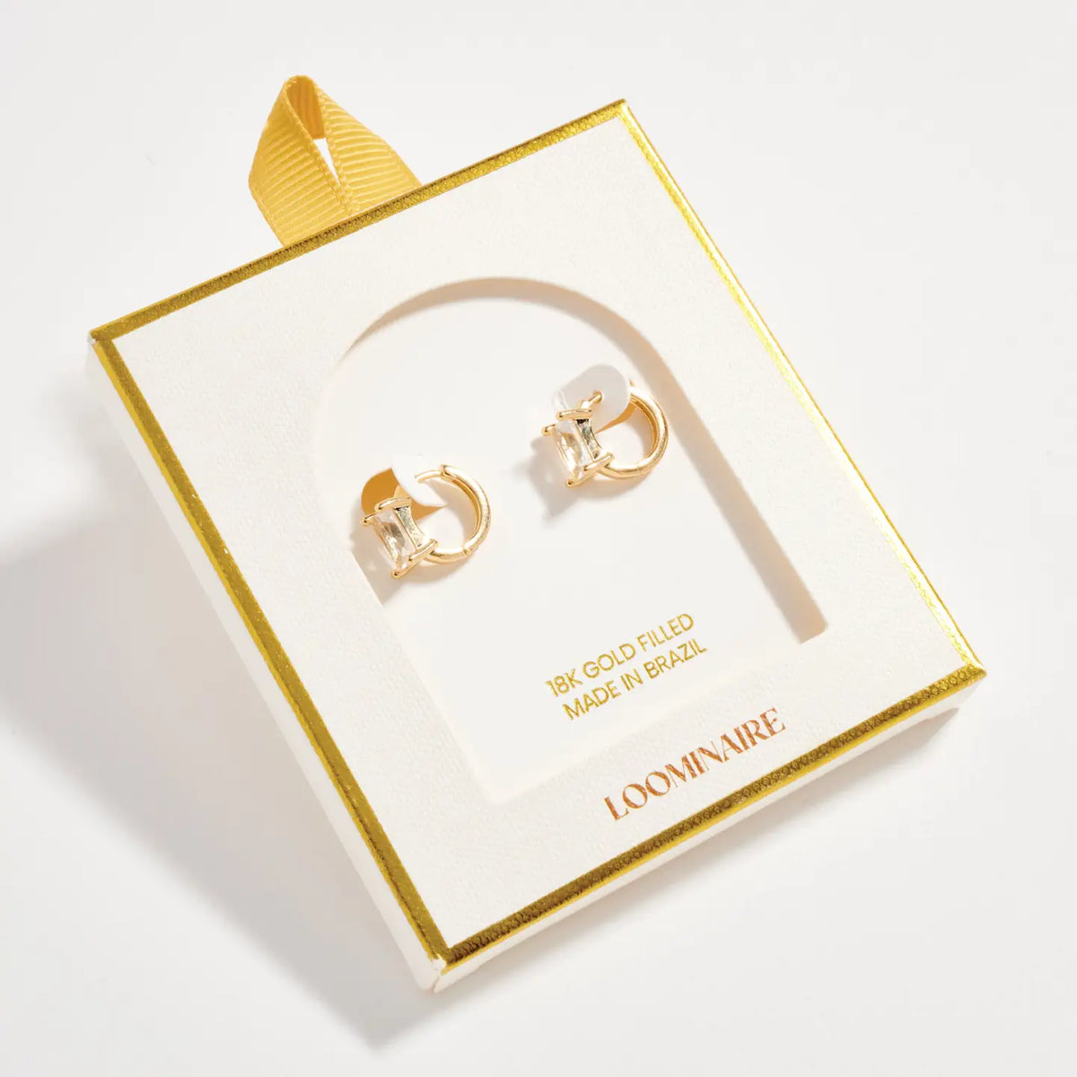 One Sparkle Huggie Hoops