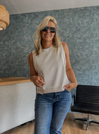 Lexi Lux Knit Crew Tank