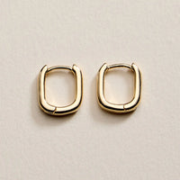 Square Hoop Huggie