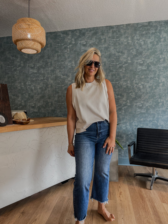 Lexi Lux Knit Crew Tank