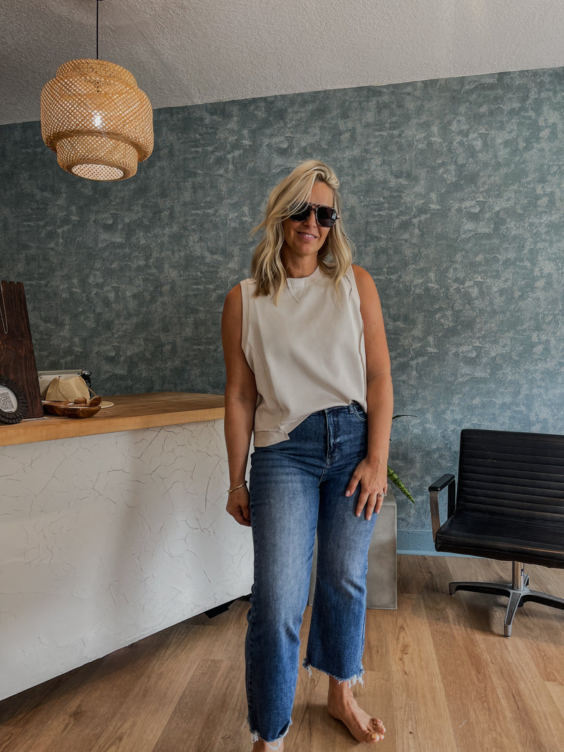 Lexi Lux Knit Crew Tank