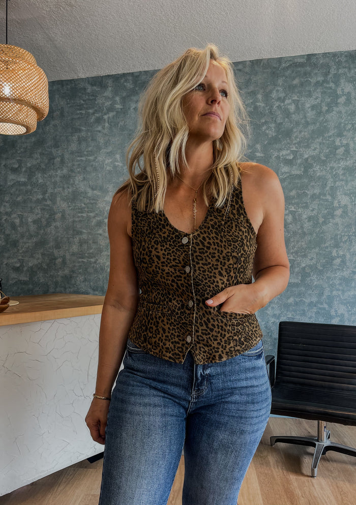 Wendi Cheetah Vest
