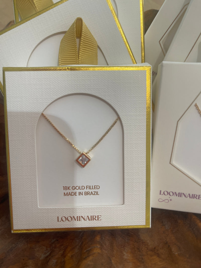 Sparkle Cube Necklace