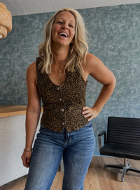 Wendi Cheetah Vest