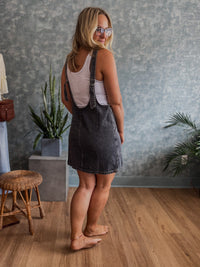 Dolly Denim Romper Dress