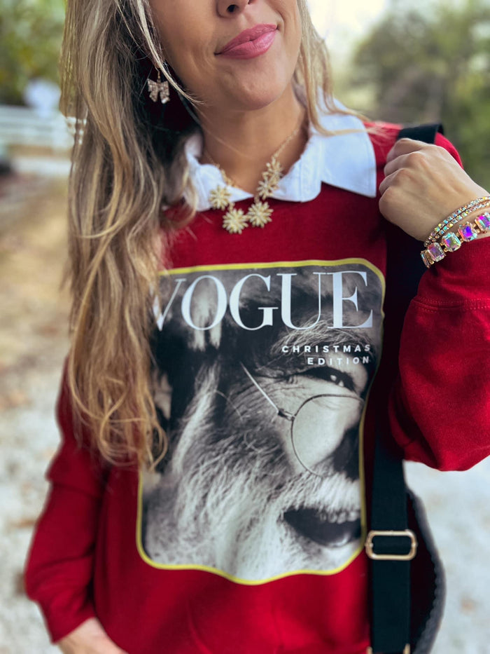 Vogue Santa Crewneck