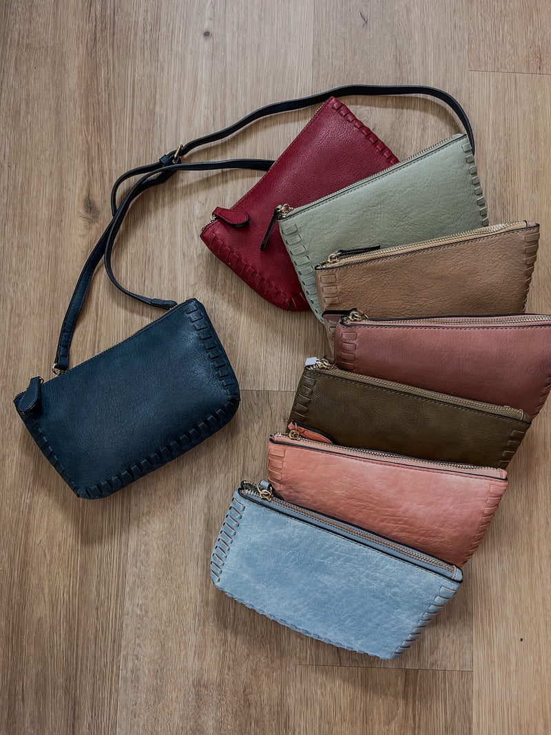 Bonnie Whipstitch Crossbody - 8 colors