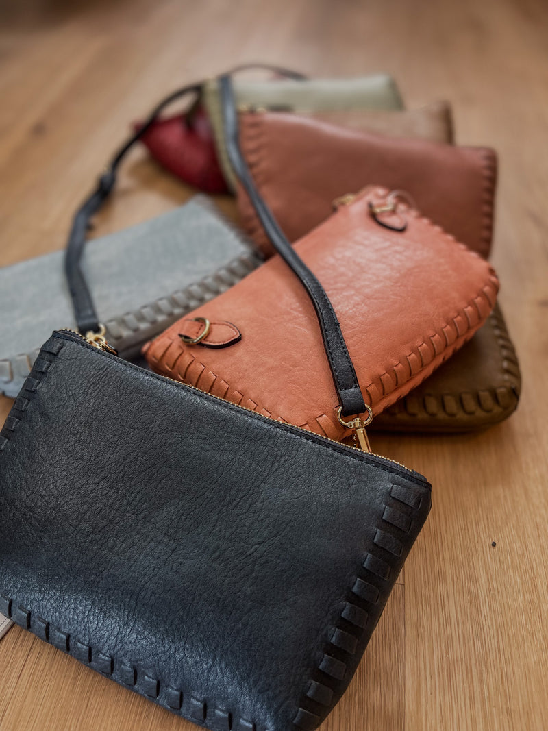 Bonnie Whipstitch Crossbody - 8 colors