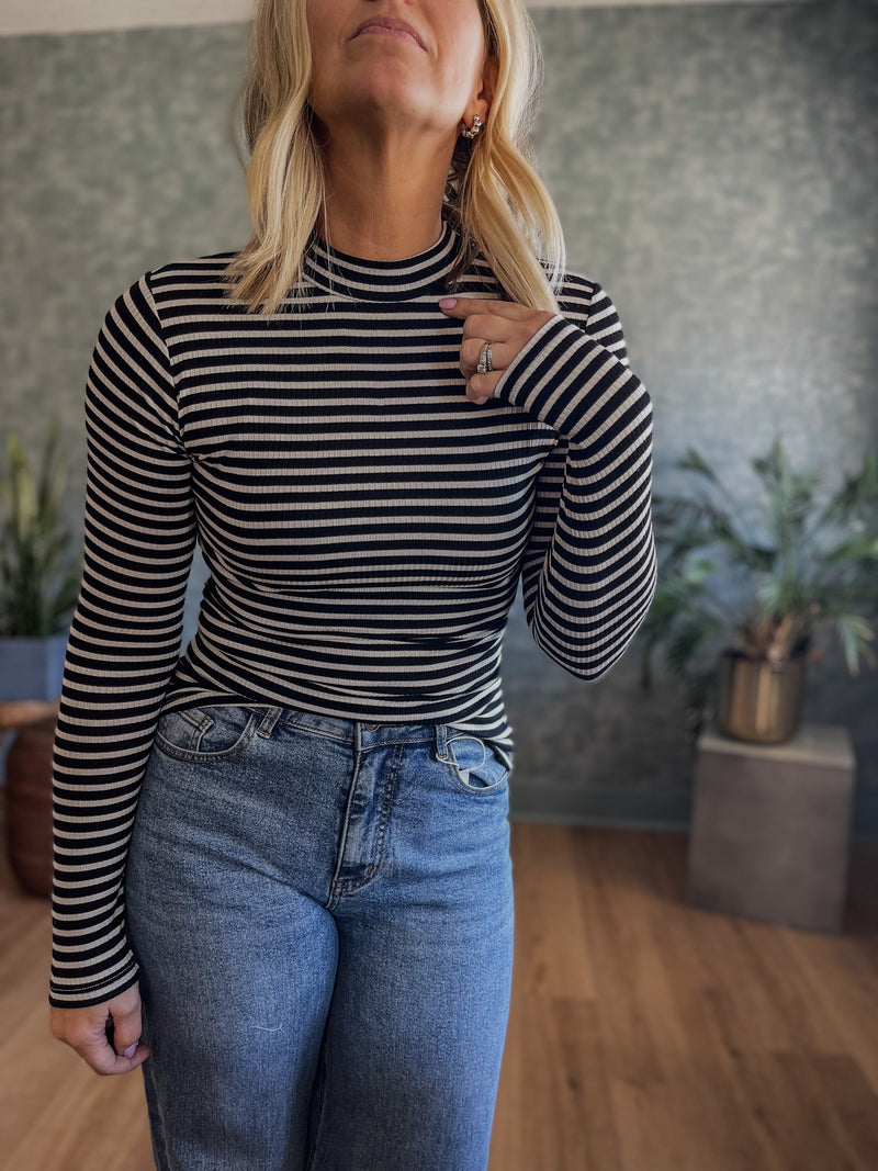 Stay Simple Striped Longsleeve