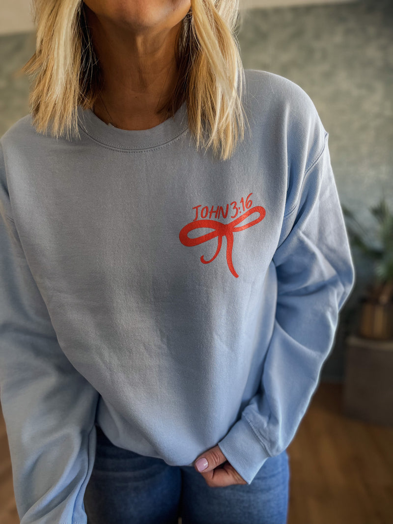 You Are So Loved Crewneck - Light Blue