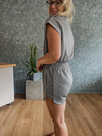 Off-Duty Scuba Romper - Gray
