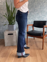 Adrian Clean Dark-Wash Cuffed