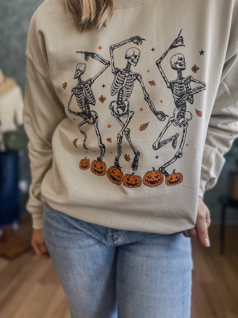 Dancing Skeleton Crewneck