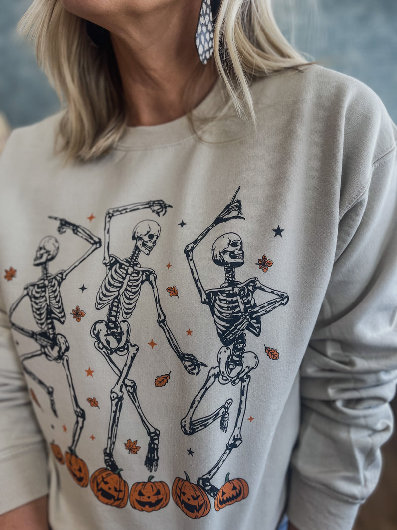 Dancing Skeleton Crewneck