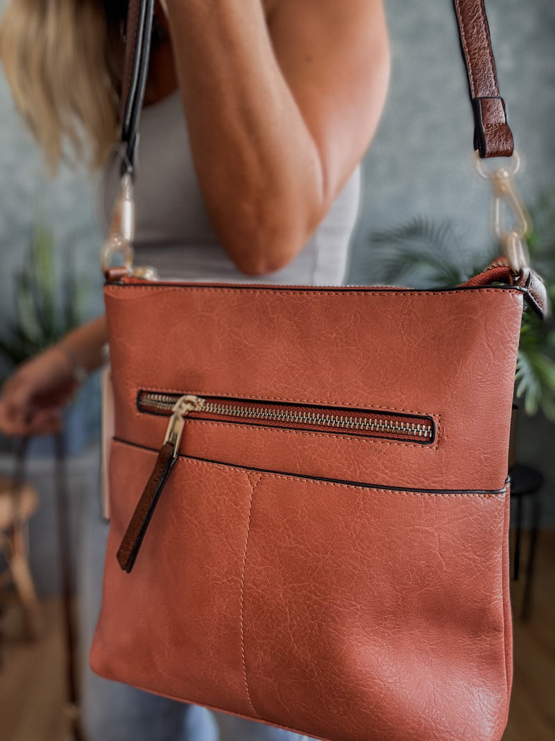 Daily Crossbody- Peach