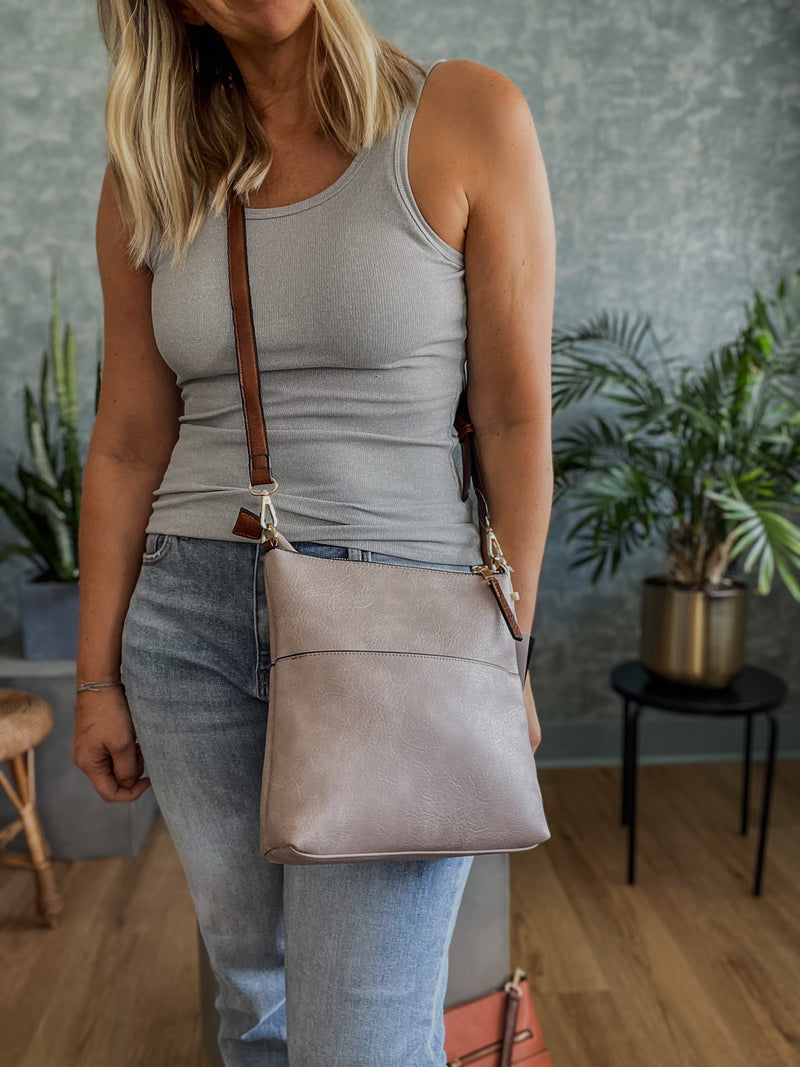 Daily Crossbody- Grey