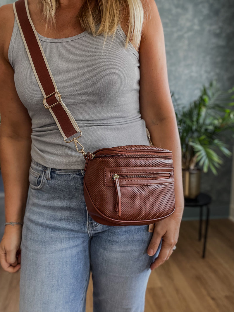 Blakely Belt Bag- Bourbon