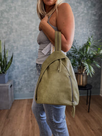 Carrie Convertible Sling- Avocado