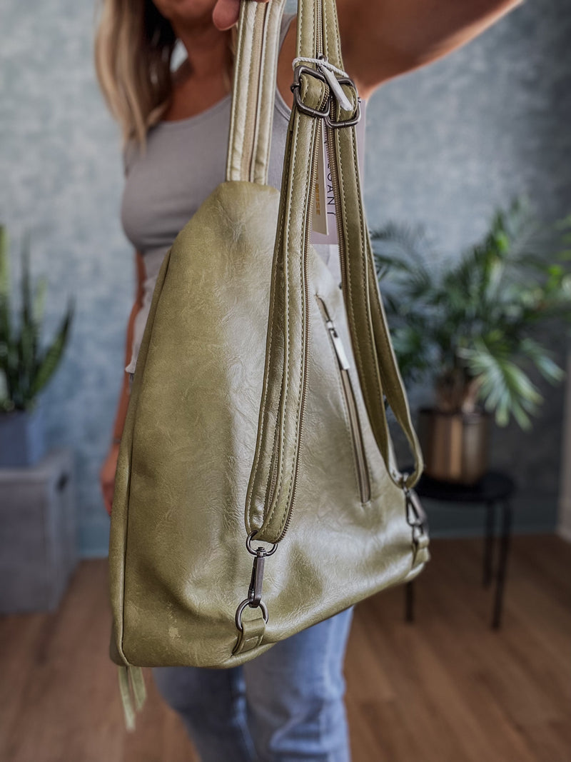 Carrie Convertible Sling- Avocado