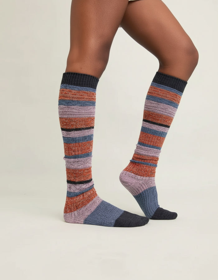 Bree Boot Socks - Rust