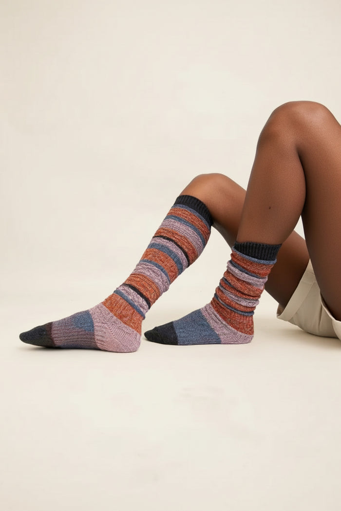 Bree Boot Socks - Rust