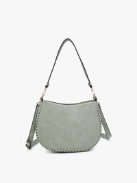 Raquel Whipstitch Saddle Bag - 3 colors