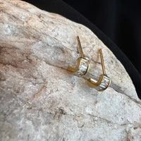 Crystal Hoop Stud