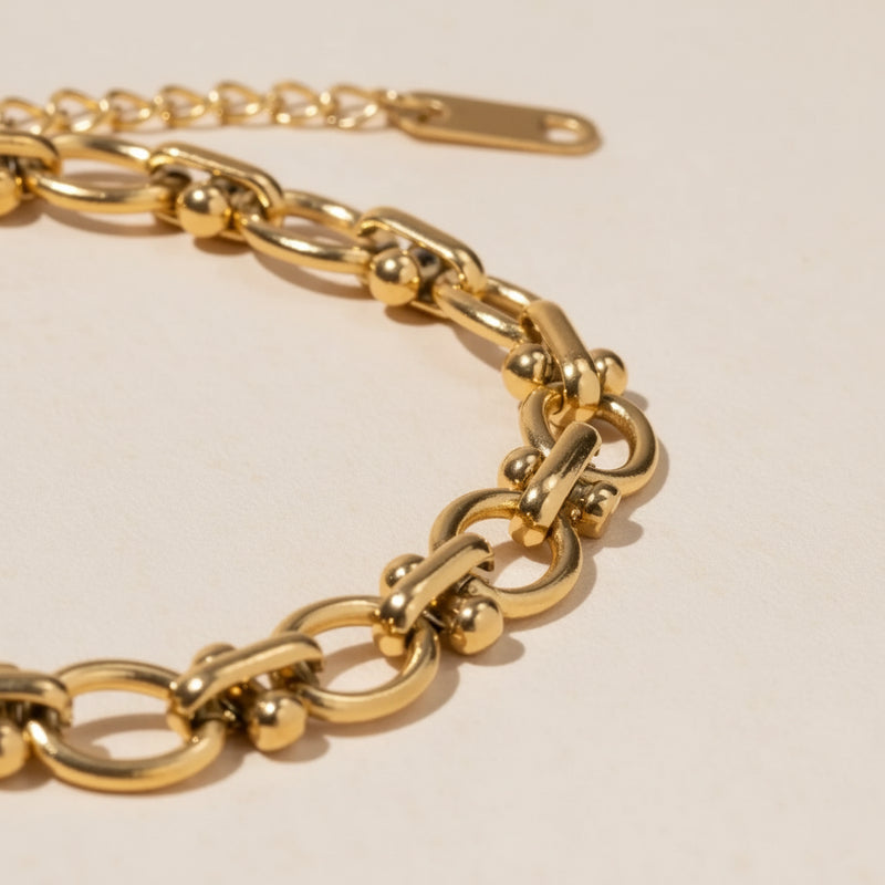 Sarai Stainless Chain Link Bracelet