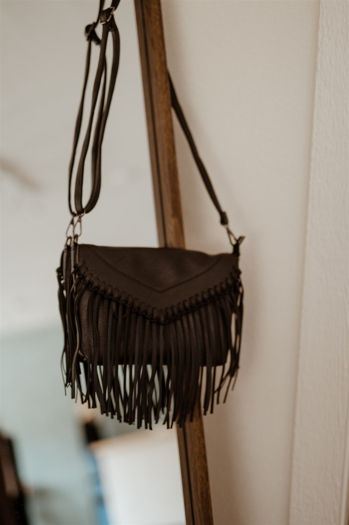 All-Day Fringe Bag - Black