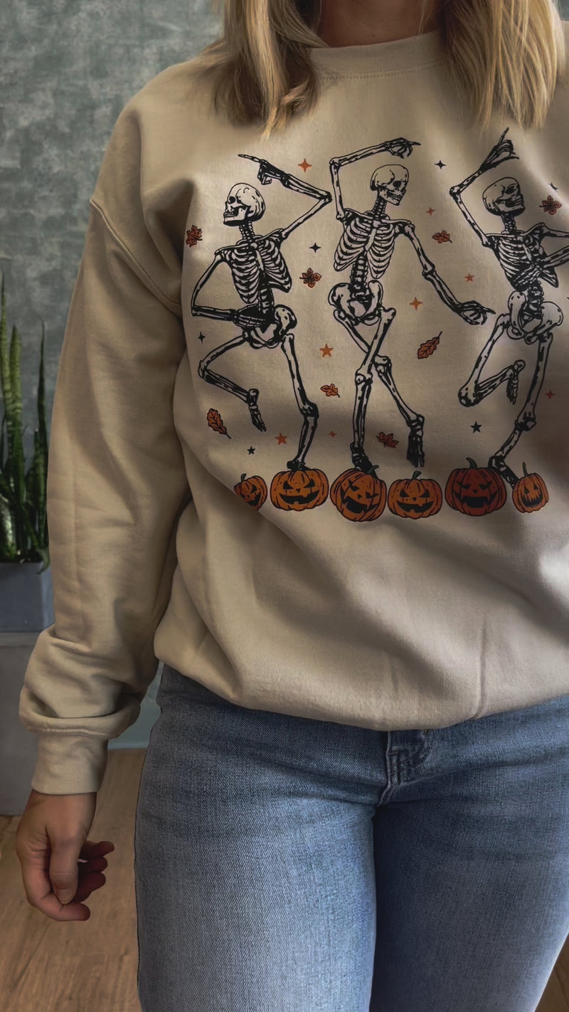 Dancing Skeleton Crewneck