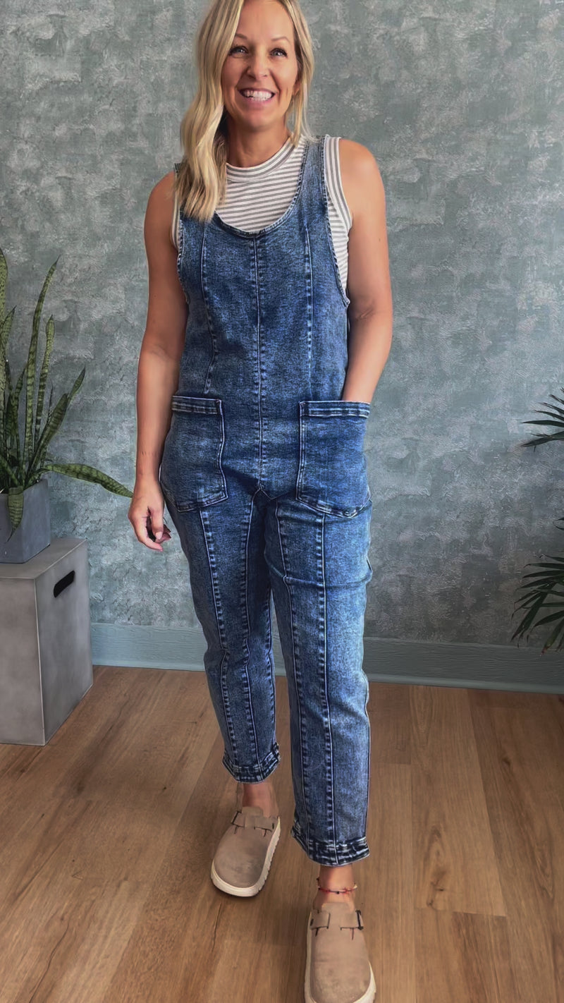 Britt Denim Overalls