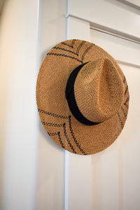 Straw Details Sun Hat- Tan