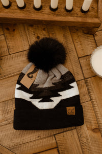 Elsie Aztec Pom Hat